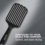 Ikonic Professional Flexi Paddle Hair Brush Black