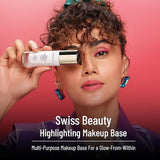Swiss Beauty Real Makeup Base Highlighting Primer| Skin-Hydrating Poreless Primer With Natural Glow Finish For Face Makeup 32ml