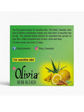 Olivia Herb Bleach for Sensitive Skin with Haldi, Chandan, Aloe Vera and Nimbu 60g