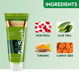 Jovees Detan Face Scrub With SPF Black Plum & Curcuma 100g