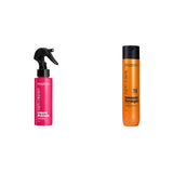 Matrix Opti.Repair Professional Porosity Spray & Matrix Opti.Care Professional Shampoo for Salon Smooth Straight Hair Combo