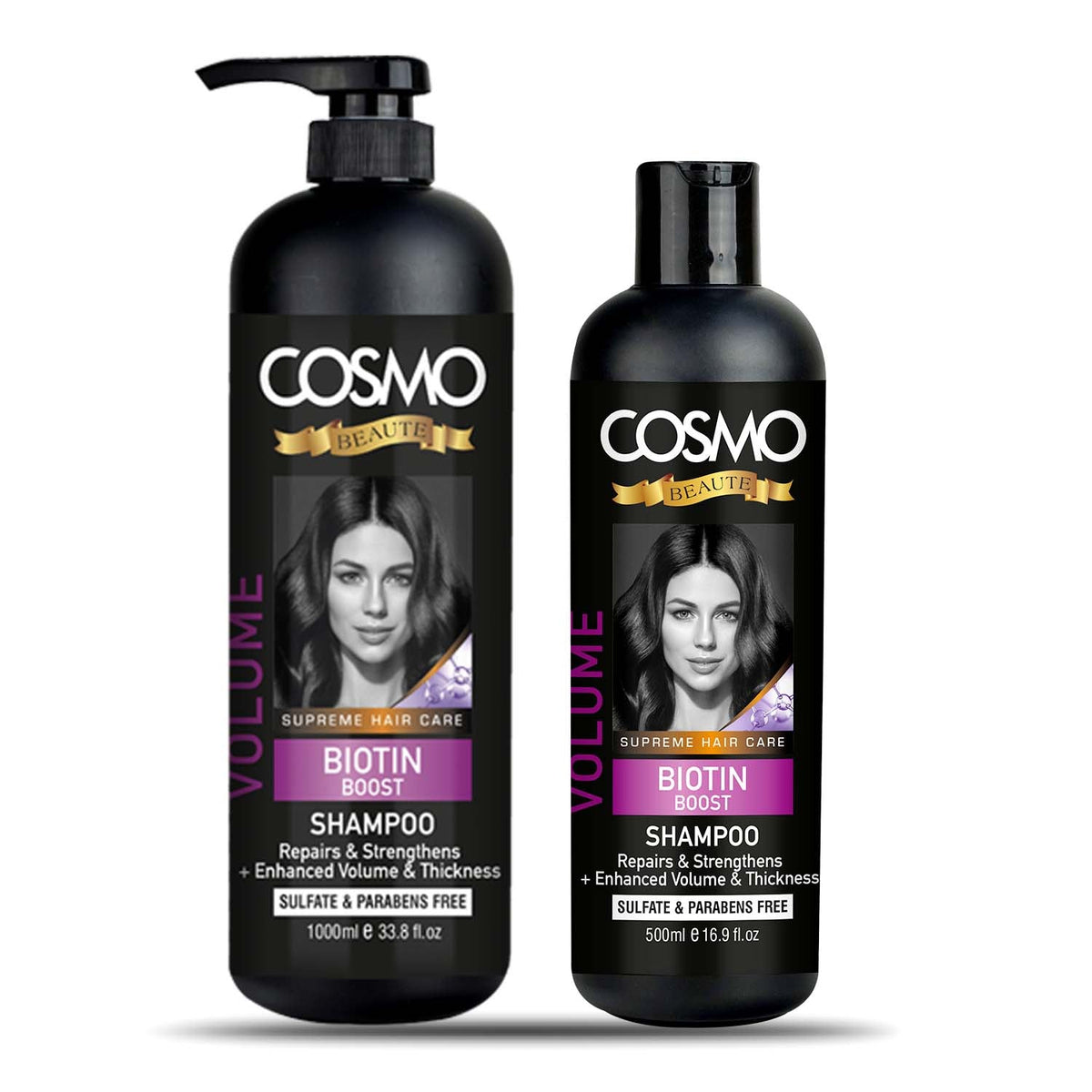 Biotin Boost For Repair & Strength Shampoo 1000Ml & 500Ml