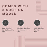 Winston Rechargeable Electric Blackhead Remover Machine for Men and Women - 60 Min Runtime | Acne, Pore Cleaner, Whitehead Remover with 5 Suction Heads for...
