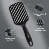 Ikonic Professional Flexi Paddle Hair Brush Black