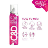 Clean And Dry Intimate Cleansing Foam Wash 85g