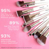 Plume ANGLED CREASE BLENDING/NOSE CONTOUR BRUSH  P10