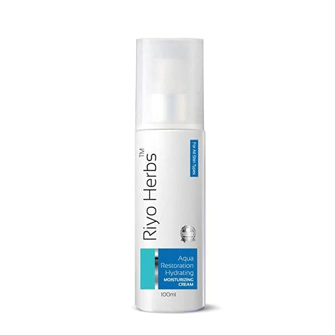 Riyo Herbs Aqua Restoration Moisturizing Cream for Women With Benefits of Shea Butter, Vitamin E Deep Moisturizing Cream for Face - 100ml
