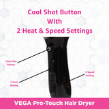 Vega Touch 1800-2000 Hair Dryer VHDP-02