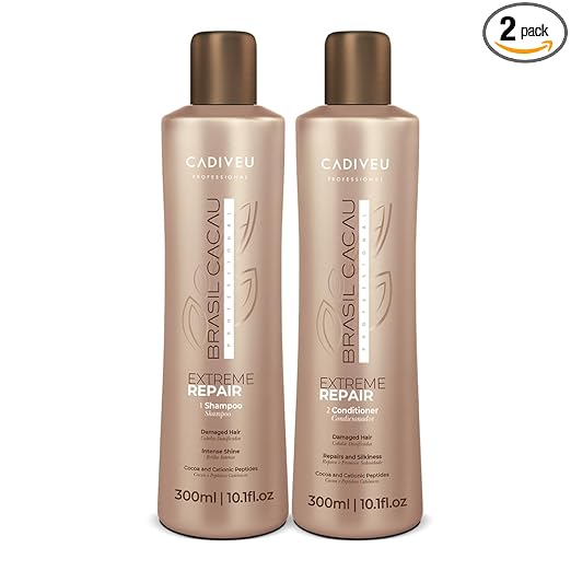 Cadiveu Brasil Cacau Extreme Repair Shampoo and Conditioner