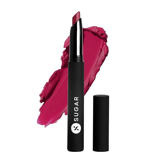 SUGAR Cosmetics Matte Attack Lipstick for Women | Transferproof & Smudgeproof | Lasts upto 12hrs | Enriched With Jojoba Oil | 2gm
