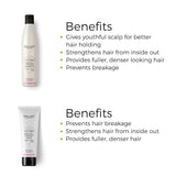 Brillare Professional Hair Fall Control/Anti Hair Fall Natural Shampoo and Mask Combo