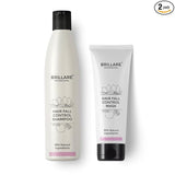 Brillare Professional Hair Fall Control/Anti Hair Fall Natural Shampoo and Mask Combo
