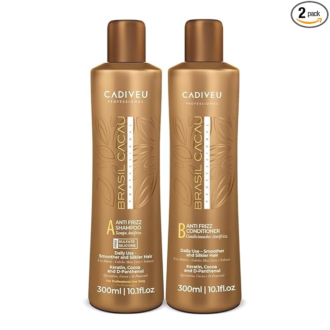 Cadi-veu Brasil - Cacau Anti-Frizz Shampoo & Conditioner Combo