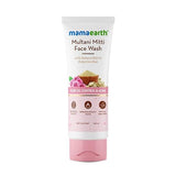 Mamaearth Multani Mitti Face Wash with Multani Mitti & Bulgarian Rose For Oil Control & Acne - 100 ml | Suits All Skin Types | Hydrating & Gentle | Paraben-Free | No Silicones | Sulphate-Free 100ml