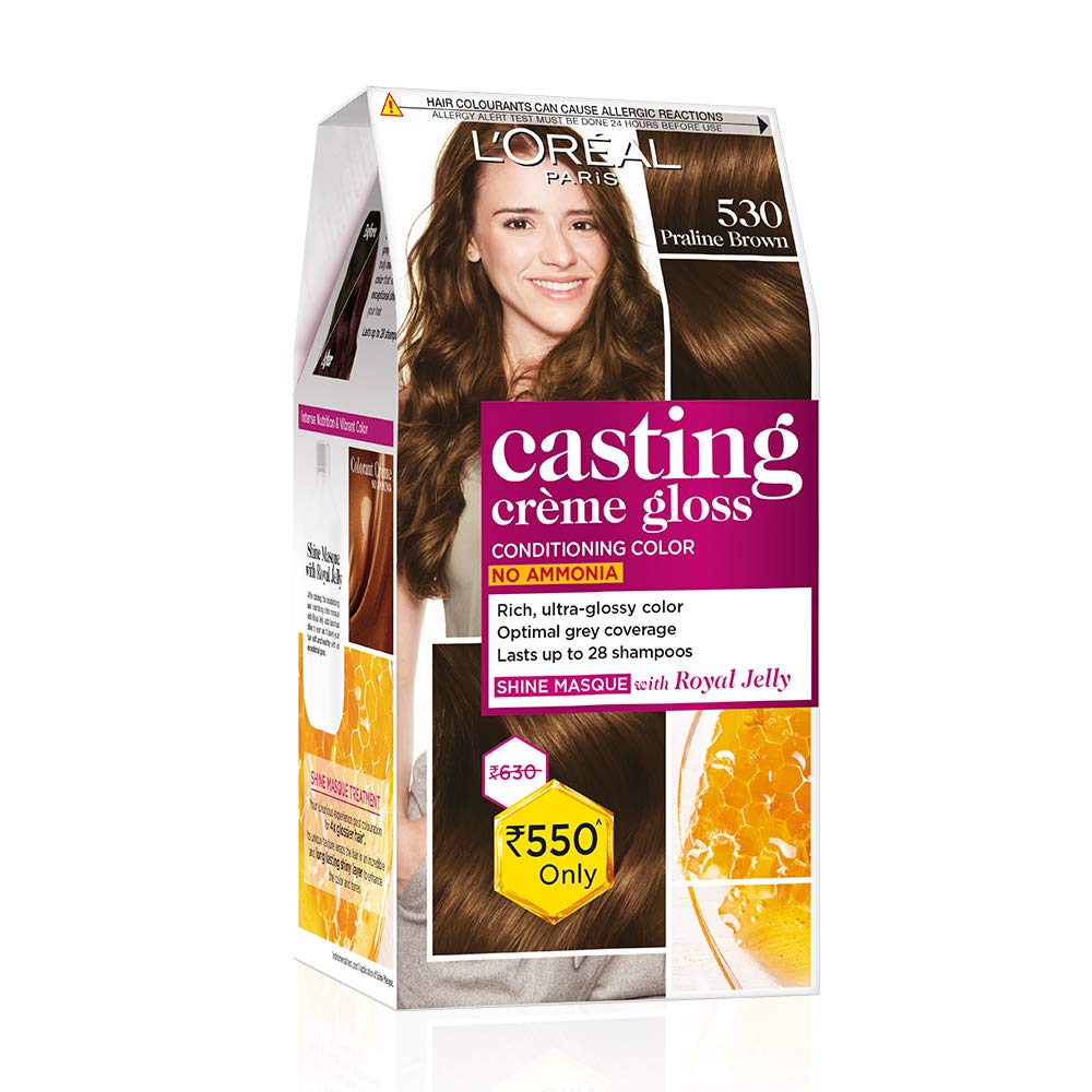 Loreal Paris Casting Creme Gloss Praline Brown 87.5g+72ml