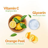 Mamaearth Vitamin C Moisturizing Body Wash with Vitamin C & Refreshing Lemon Scent for Skin Illumination- 275ml|Deeply Cleanses|Intensely Moisturizes|Long-Lasting Fragrance|Radiant Glow|All Skin Types 275ml