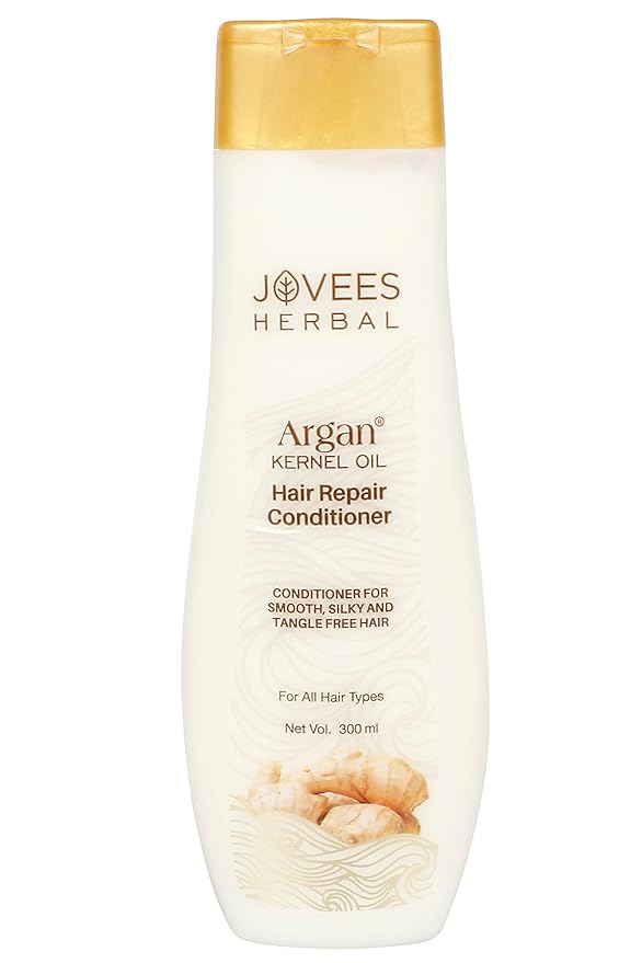 Jovees Herbal Argan Kernel Oil Hair Repair Conditioner For Smoothens, Silky And Tangle Free Hair For All hair Types 300ml