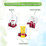 Mamaearth Beetroot Hydraful Sunscreen With Hyaluronic Acid - 50 g |SPF 50 & PA++++ | UVA & B Protection | Hydrates Skin | For Oily, Combination & Dry Skin | No white cast