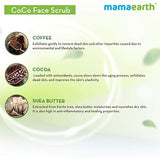 Mamaearth CoCo Face Scrub with Coffee & Cocoa for Rich Exfoliation - 100g