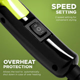 Ikonic Mini Speedy Hair dryer-Green|1000W |Lightweight|Foldable Handle |Travel Friendly