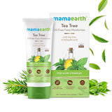 Mamaearth Tea Tree Oil-Free Moisturizer For Face For Oily Skin With Tea Tree & Salicylic Acid For Acne & Pimples 80g
