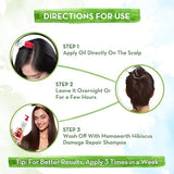 Mamaearth Hibiscus Damage Repair Hair Oil with Hibiscus & Curry Leaves for Strong & Nourished Hair|Repairs Rough, Dry & Damaged Hair|Makes Hair Smooth & Frizz Free|Suitable For All Hair Types (150ml)