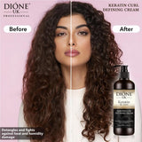 Dione UK Keratin Curl Defining Cream, 240ml