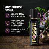 Fogg Fresh Fougere Premium No Gas Deodorant for Men, Long-Lasting Perfume Body Spray, 120 ml