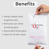 O3+ Bridal Facial Kit for Radiant & Glowing Skin - Suitable for All Skin Types (120g, Single Use)
