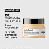 L'oreal Professionnel Paris Serie Expert Absolut Repair Mask, 250ml |Dry Hair Mask Provides Deep Conditioning & Strength