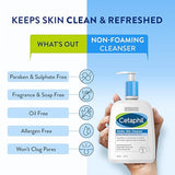 Cetaphil Gentle Skin Cleanser For Dry, Normal Sensitive Skin, 500ml Hydrating Face Wash With Niacinamide,Vitamin B5, Dermatologist Recommended, Paraben
