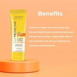Jovees Herbal Sun Protective Sunscreen SPF 40, 100g | Lightweight and Oil Free - UVA & UVB Protection | Normal to Dry Skin Types | Paraben & Alcohol Free