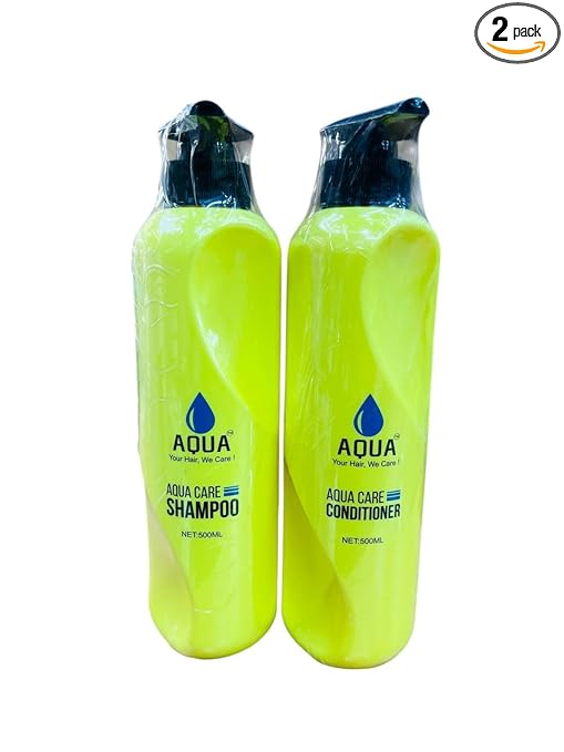 Aqua Gold Hair Treatment for Home Care Shampoo and Conditioner  Combo Kit new packing