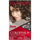 Revlon Colorsilk Hair Color - No Ammonia, With Keratin &amp; 3D Color Gel Technology, 155.61 g Dark Brown 3N