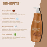 Jovees Cocoa Butter Body Lotion Provides Deep Moisturisation | Non Sticky Body Moisturizer With Cocia Butter | Winter Body Lotion For Smooth and Healthy Looking Skin | For Very Dry Skin 300ml