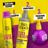 Bed Head TIGI Small Talk Hair Thickening Cream for Fine, Thin & Flat Hair, Builds up Body & Hair Volume, Controls Frizz & Flyaway for Nourished Hair, Volumizing Cream for Thicker-Looking Hair, 125 ml