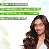 Mamaearth Hibiscus Damage Repair Hair Oil with Hibiscus & Curry Leaves for Strong & Nourished Hair|Repairs Rough, Dry & Damaged Hair|Makes Hair Smooth & Frizz Free|Suitable For All Hair Types (150ml)