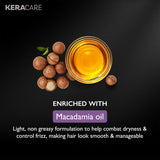 Godrej Professional Keracare Macadamia Oil (100ml) | Light & Non-Greasy Formula | Transforms Dry, Frizzy Locks Into Smooth & Manageable Hair