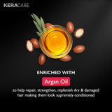Godrej Professional Keracare Nourish Shine Argan Hair Oil (100ml) | For Glossy Nourished Hair | No Sulphate & Paraben | UV-Protect Formula