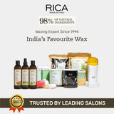Rica Brazilian Wax with Avocado Butter Women Bikini and Sensitive Area Waxing for Upper Lips, Underarms & Eyebrows (800 gm)