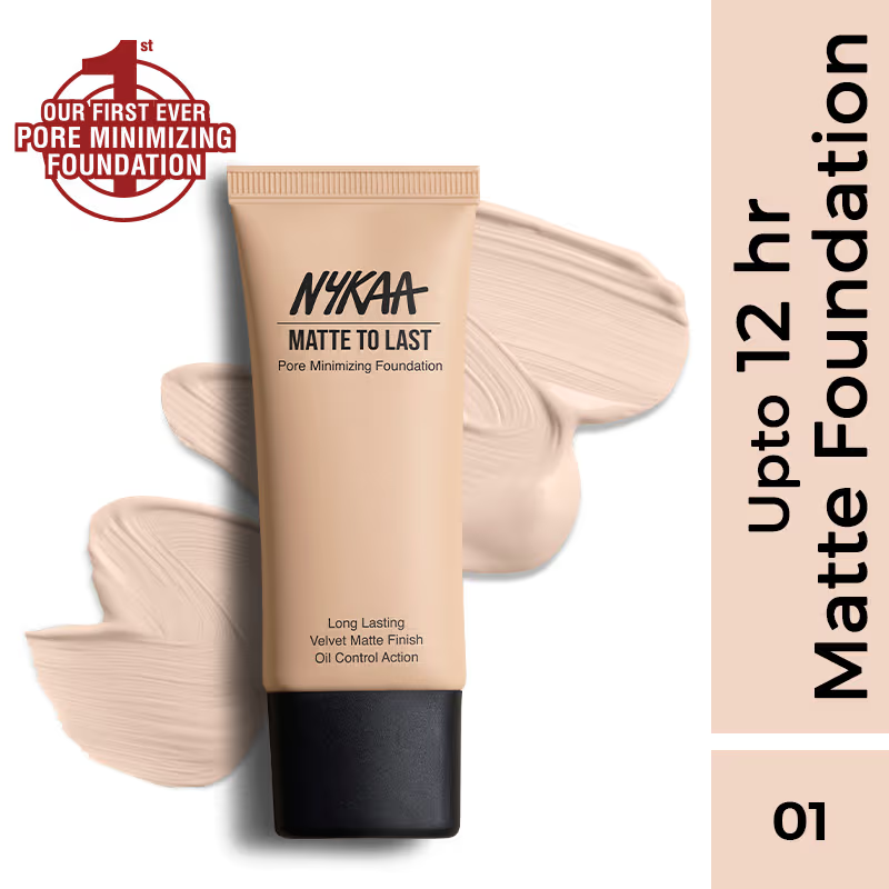 Nykaa Matte to Last Pore Minimizing Foundation (30ml)