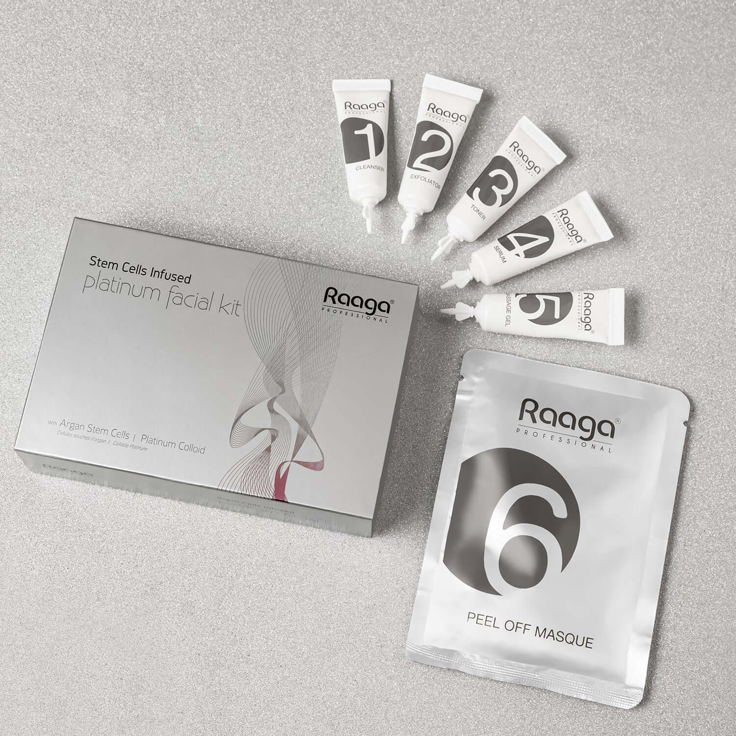 Kit Rae Platinum Raaga Professional Platinum Facial Kit 6 Steps – rawalbeauty.in