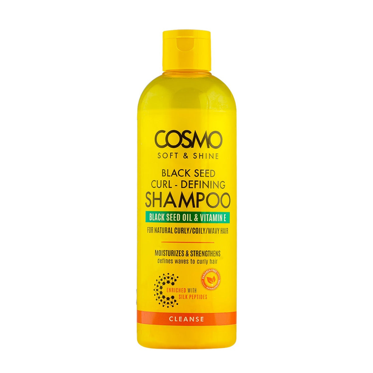Cosmo Soft & Shine Black Seed Curl - Defining Shampoo Cleanse €“ 480Ml