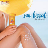 Lotus Herbal Safe Sun Block Cream Indian Summer Formula Spf 30Uvb 100g