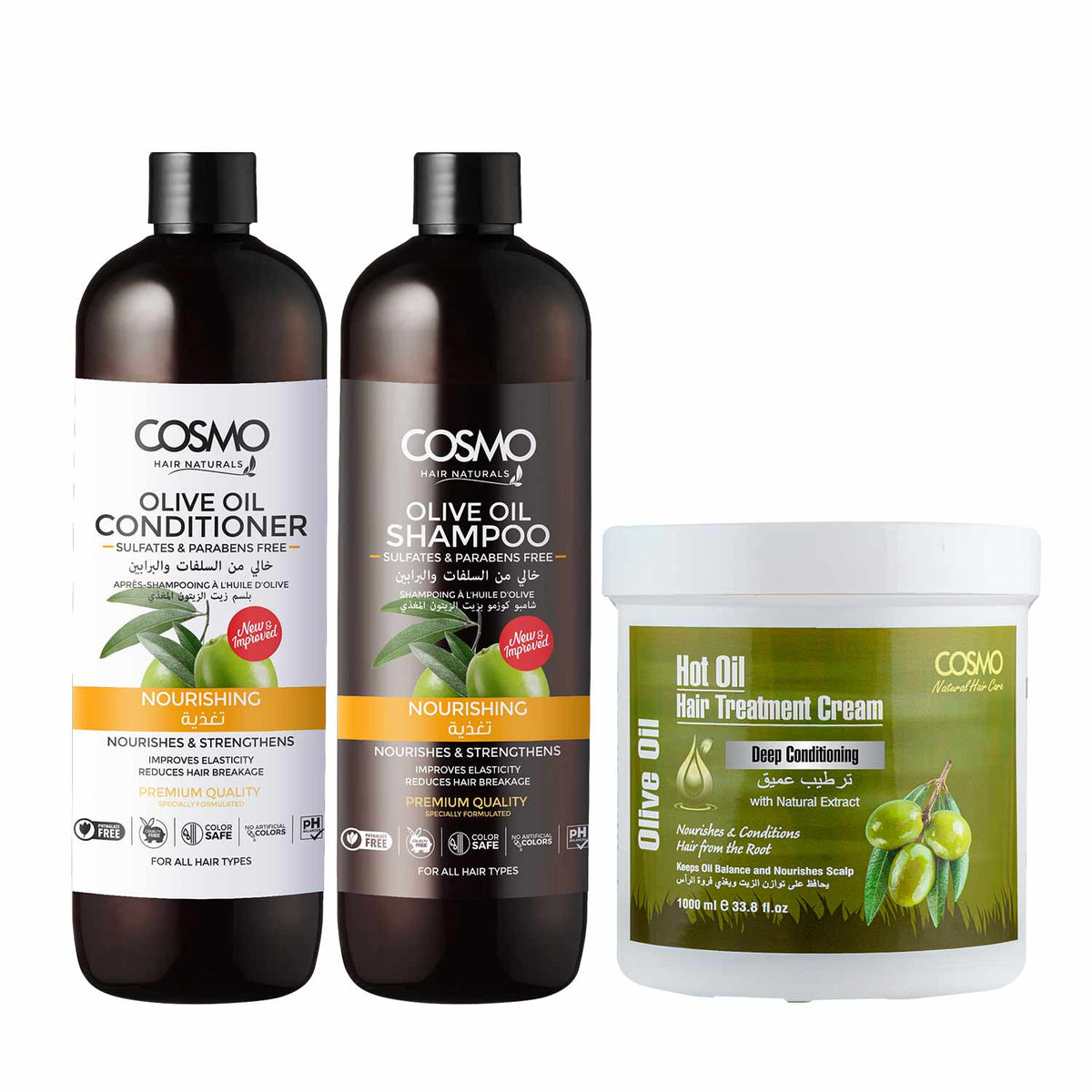 OLIVE OIL HAIR CARE BUNDLE