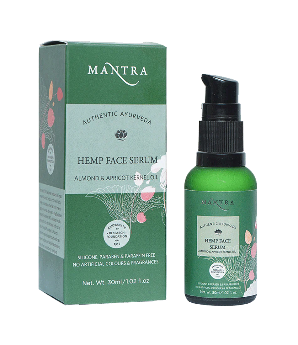 Mantra Hemp Face Serum Almond & Apricot Kernel oil