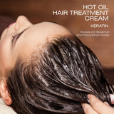 Argan Oil - Hot Oil Hair Treatment Cream - Intensive Moisturizing
