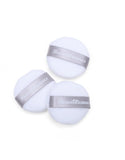 Beautilicious Mini Luxury Powder Puff - Round (White)