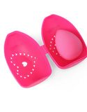 Beautilicious Teardrop Pink Blender With Travel Case - Droper Flawless Blender