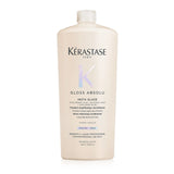 Kérastase Gloss Absolu Insta-Glaze Conditioner For Bouncy, Glossy Hair | Fine To Medium Hair | 4-Days Anti-Frizz | With Hyaluronic & Glycolic Acid, Wild Rose-In-Oil | 1000ml